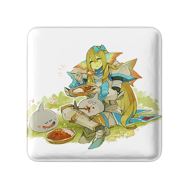 مگنت خندالو طرح بازی دراگون کوئست (Dragon Quest) مدل مربعی کد 35256