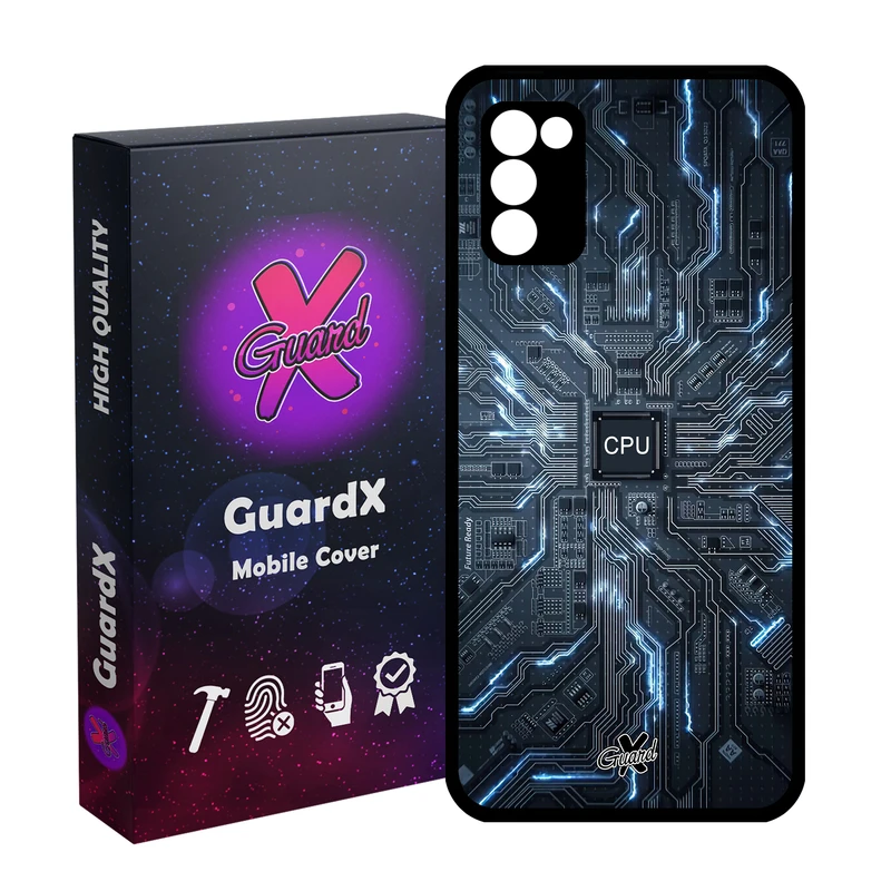 کاور گارد ایکس طرح CPU مدل Glass10504 مناسب برای گوشی موبایل سامسونگ Galaxy A03S/A02S/M02S/F02S