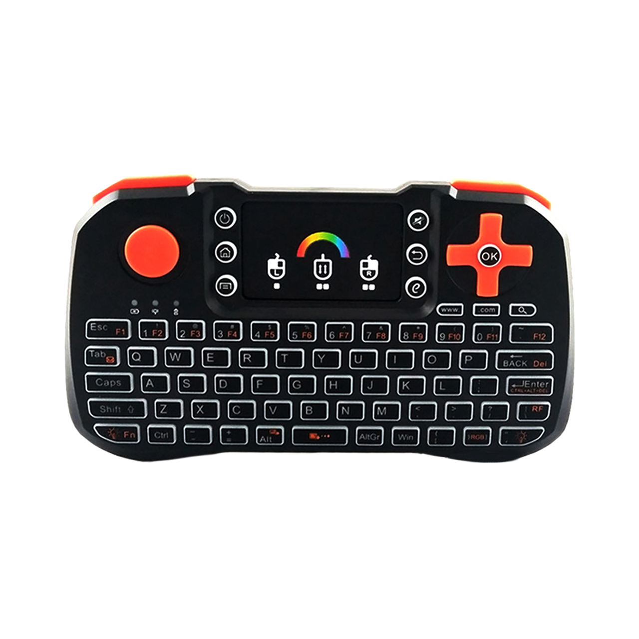 کیبورد بی سیم TZ10 مدل RF-RGB