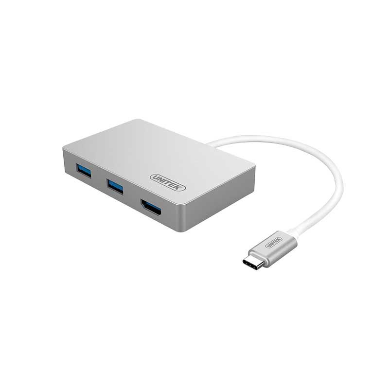 مبدل USB-C به USB/HDMI یونیتک مدل Y-3707