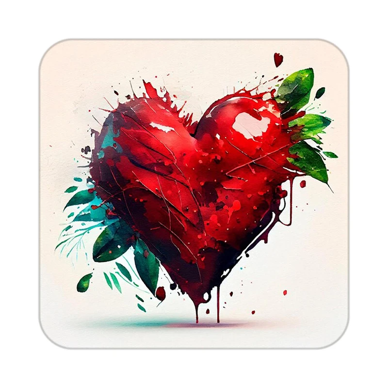 زیر لیوانی کاکتی مدل عاشقانه کد mp13024