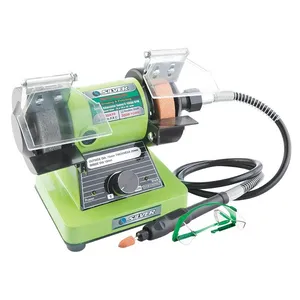 Silver GTP02A10 Bench Grinder Green Color
