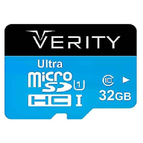 کارت حافظه microSDHC وریتی کلاس 10 استاندارد UHS-I U1 سرعت 65MBps همراه با آداپتور SD ظرفیت 32 گیگابایت کارت حافظه microSDHC وریتی کلاس 10 استاندارد UHS-I U1 سرعت 65MBps همراه با آداپتور SD ظرفیت 32 گیگابایت