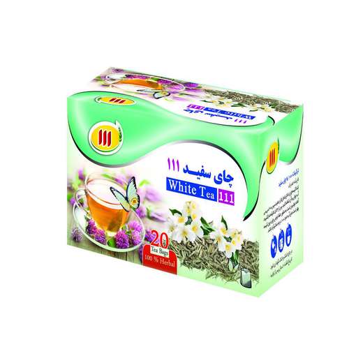  چای سفید 111 بسته 20 عددی