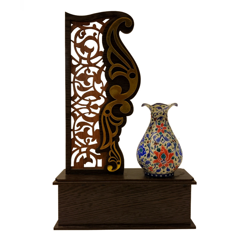 تندیس میناکاری مسی طرح ختایی کدM30