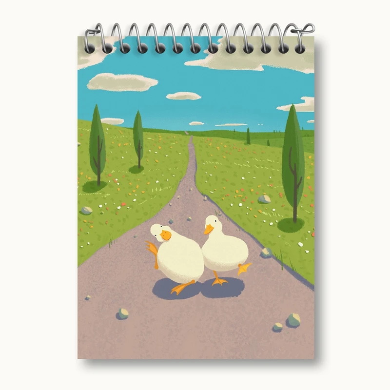 دفتر یادداشت 50 برگ خندالو مدل اردک های خنگ کد 29234