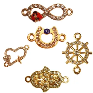 آویز دستبند مدل نگین دار کد AD 527 مجموعه 5 عددی