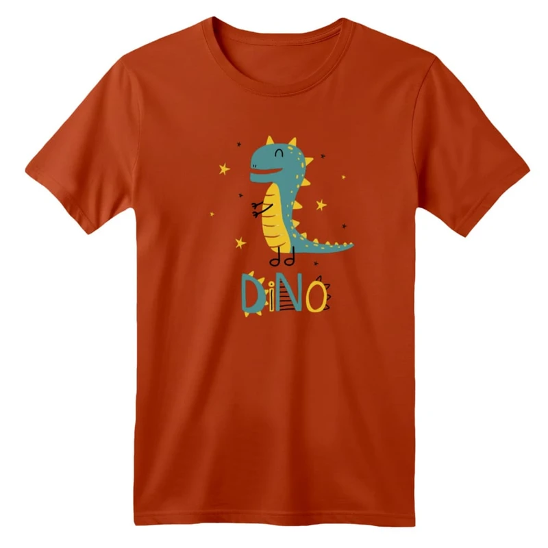 تی شرت آستین کوتاه بچگانه مدل دایناسور کد ۳۳