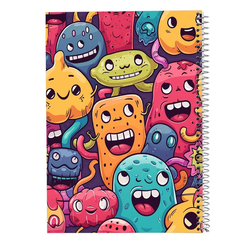 دفتر نقاشی 50 برگ مدوپد مدل هیولای فانتزی کد DF16731