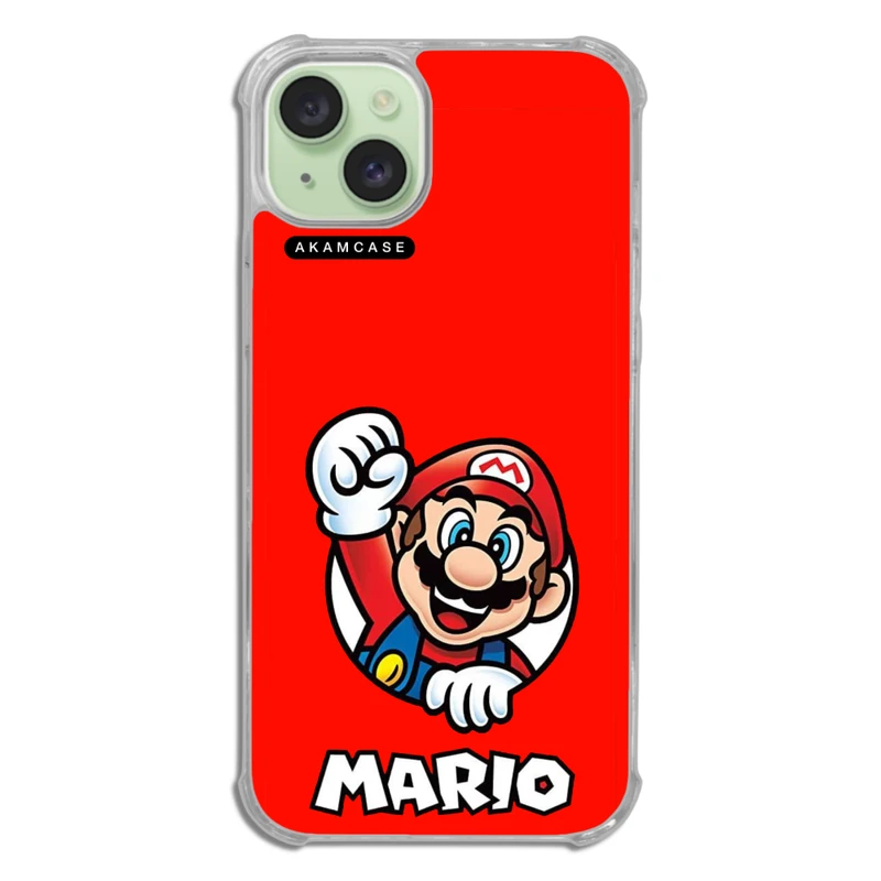 کاور آکام مدل AMCWTA15PLUS-SUPER MARIO12 مناسب برای گوشی موبایل اپل iPhone 15 Plus