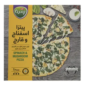 پیتزا اسفناج و قارچ پمینا کاله مقدار 430 گرم