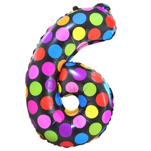 بادکنک فویلی مدل اعداد کد N-6