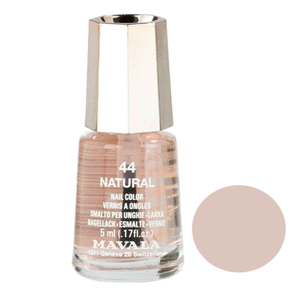 لاک ناخن ماوالا مدل Mini Natural شماره 44