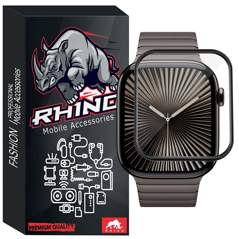 محافظ صفحه نمایش راینو مدل PMMA مناسب برای اپل واچ سری 10 42 میلی متر