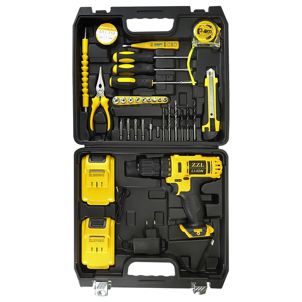 دریل پیچ گوشتی مدل ZZL )LI-ION)مجموعه 34 عددی