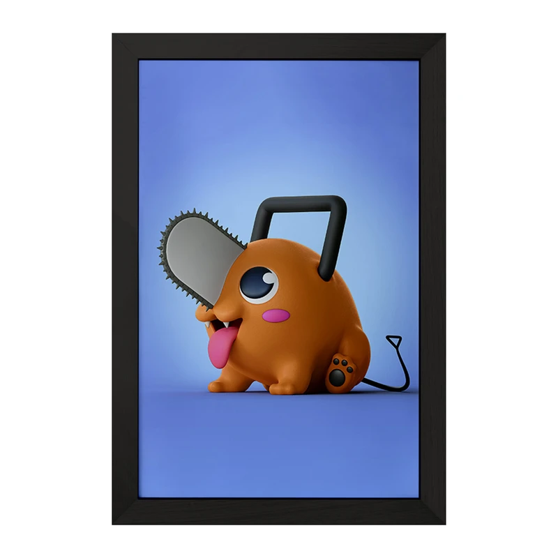 تابلو خندالو مدل انیمه مرد اره ای کد F808