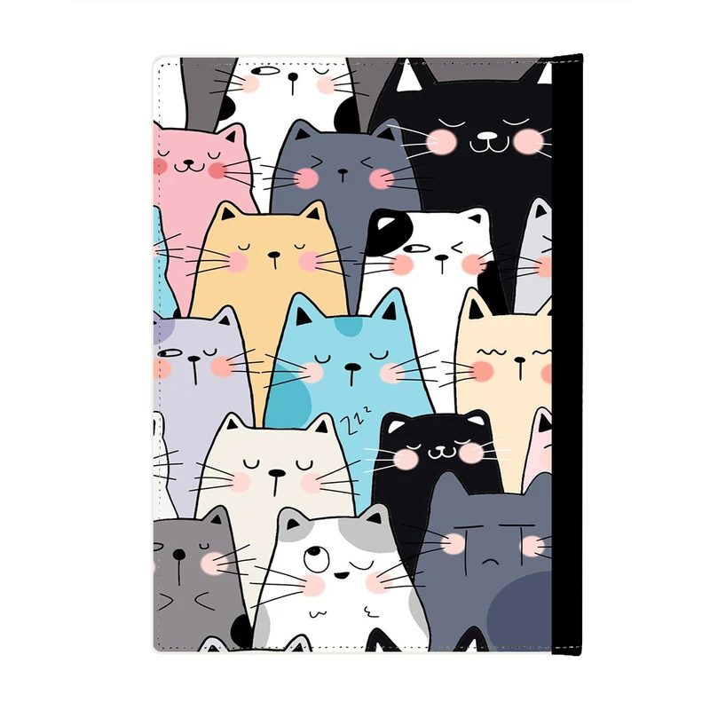 کلاسور پاد آفرین مدل فانتزی طرح گربه های بامزه و کیوت کد p447