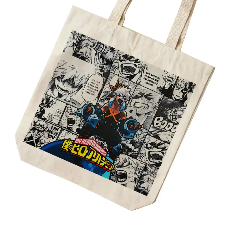 ساک خرید ترمه طراحان ایده مدل مای هیرو آکادمی کد strm0445 - L