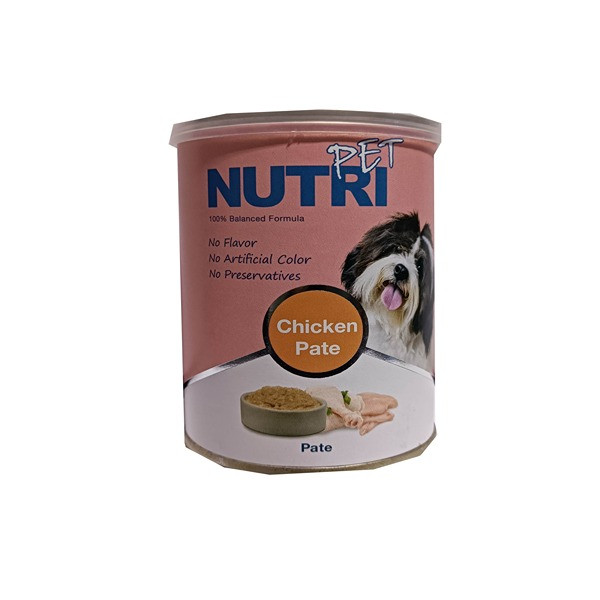 کنسرو غذای سگ نوتری مدل مرغ وزن 400 گرم