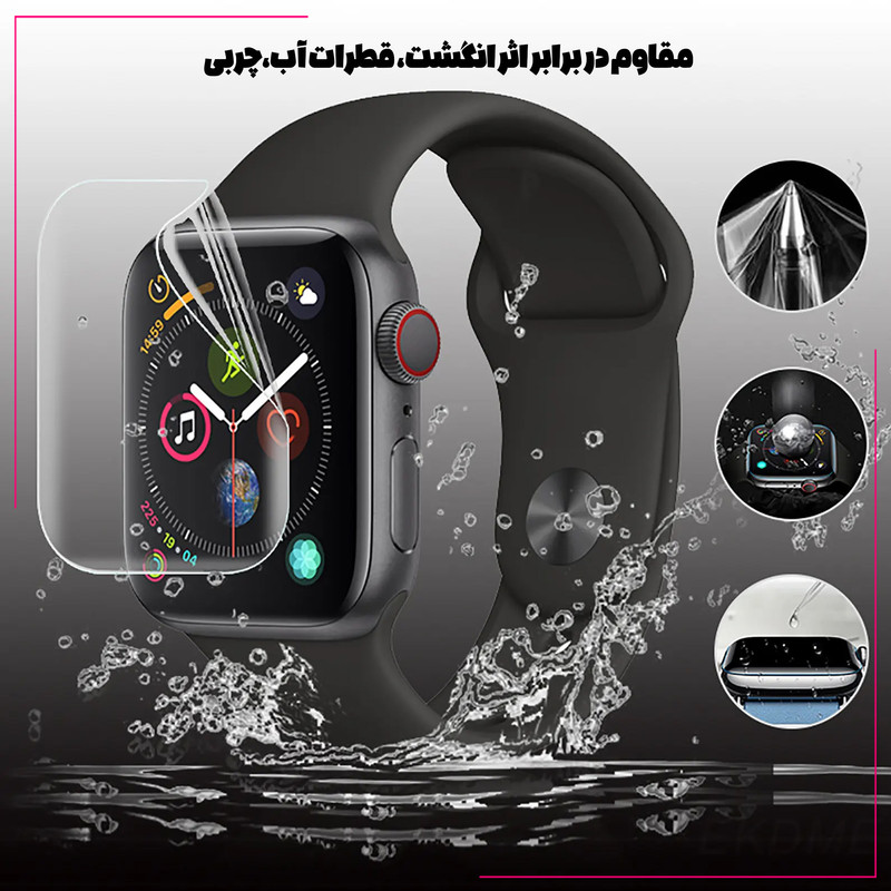 محافظ صفحه نمایش نانو هورس مدل MTBWH مناسب برای اپل واچ سری 4 / 5 / 6 40 میلی متر