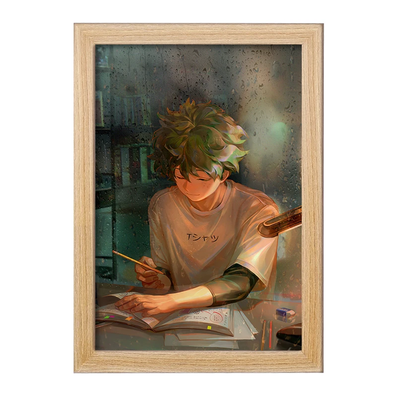 تابلو خندالو مدل دکو انیمه آکادمی قهرمان من کد 11570