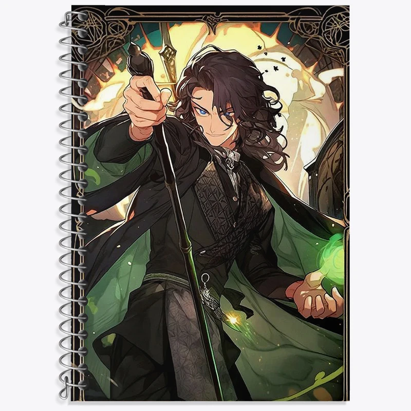 دفتر زبان 50 برگ خندالو مدل دو خط طرح سیریوس بلک (Sirius Black) کد N2429