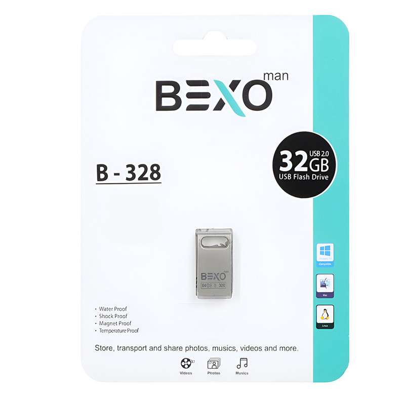 فلش مموری بکسو مدل B-328-32GB ظرفیت 32 گیگابایت