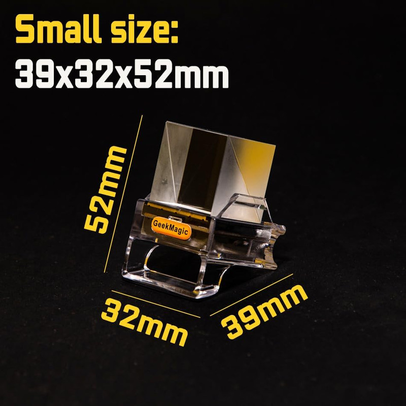 ساعت رومیزی دیجیتال مدل مکعب جادویی 3 بعدی هولوگرافیک