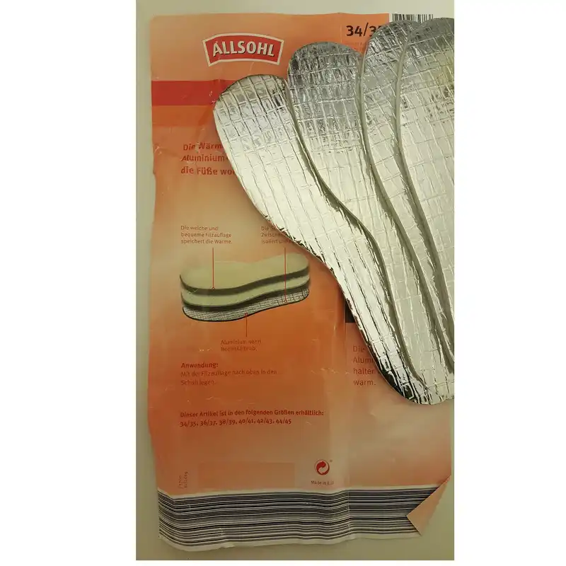 کفی کفش ال شول مدل M_60 بسته 4 عددی