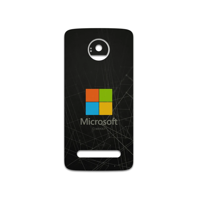 برچسب پوششی ماهوت مدل Mcrsft مناسب برای گوشی موبایل موتورولا Moto Z2 Play