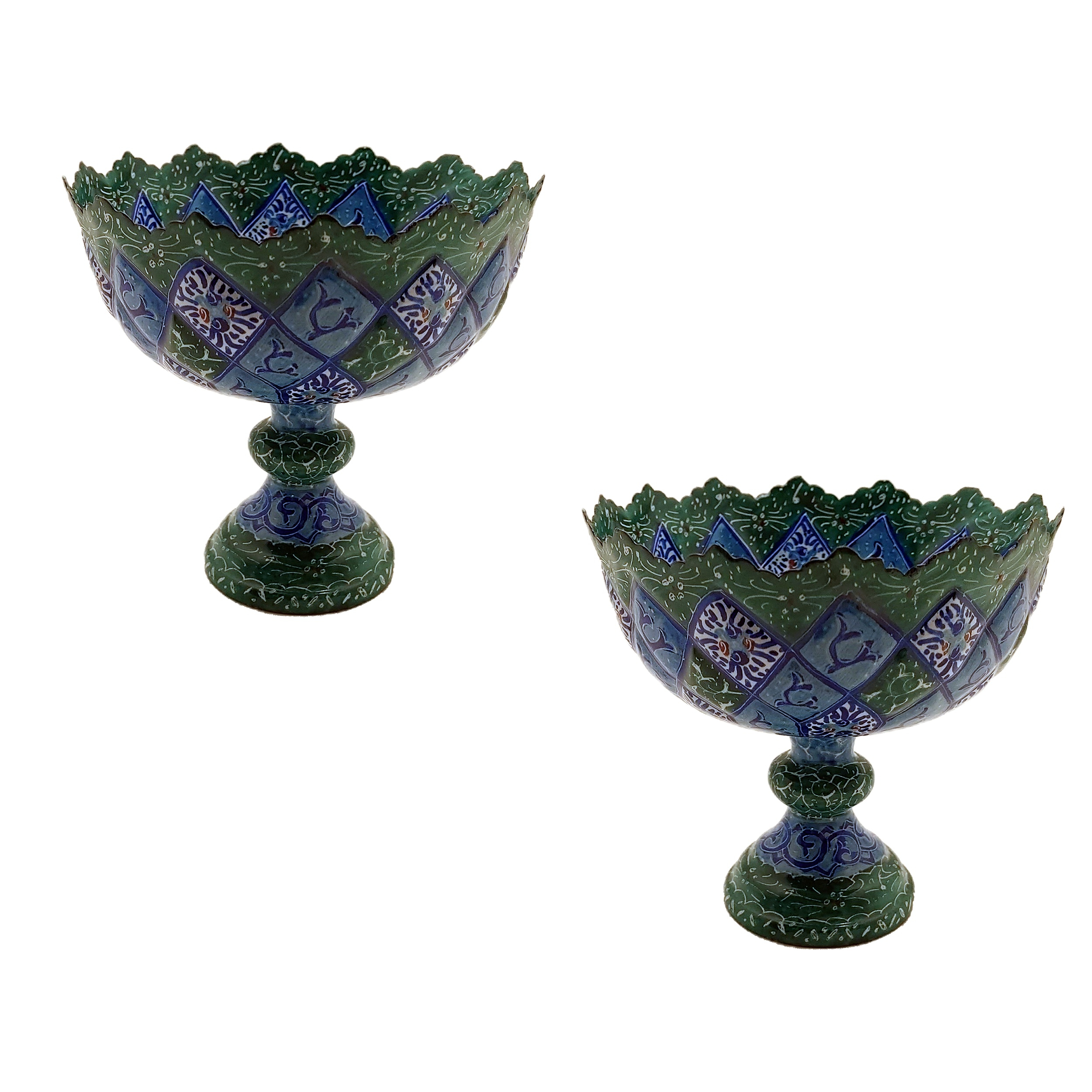شکلات خوری میناکاری مدل 01 بسته 2 عددی