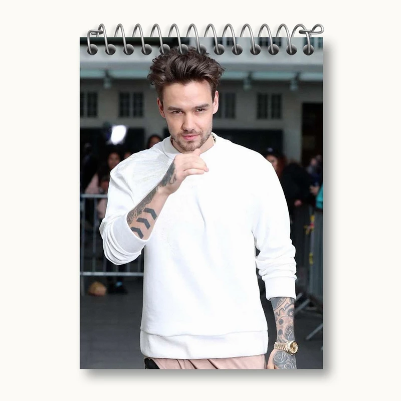 دفتر یادداشت 50 برگ خندالو مدل لیام پین گروه موسیقی وان دایرکشن One Direction کد 18955