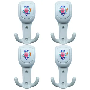 آویز لباس مدل fiower مجموعه 4 عددی