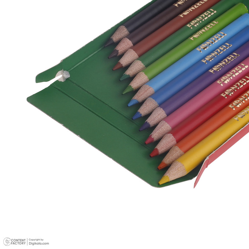 مداد رنگی 12 رنگ فونزل مدل kids