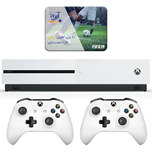 مجموعه کنسول بازی مایکروسافت مدل Xbox One S ظرفیت 1 ترابایت به همراه ۲۰ عدد بازی