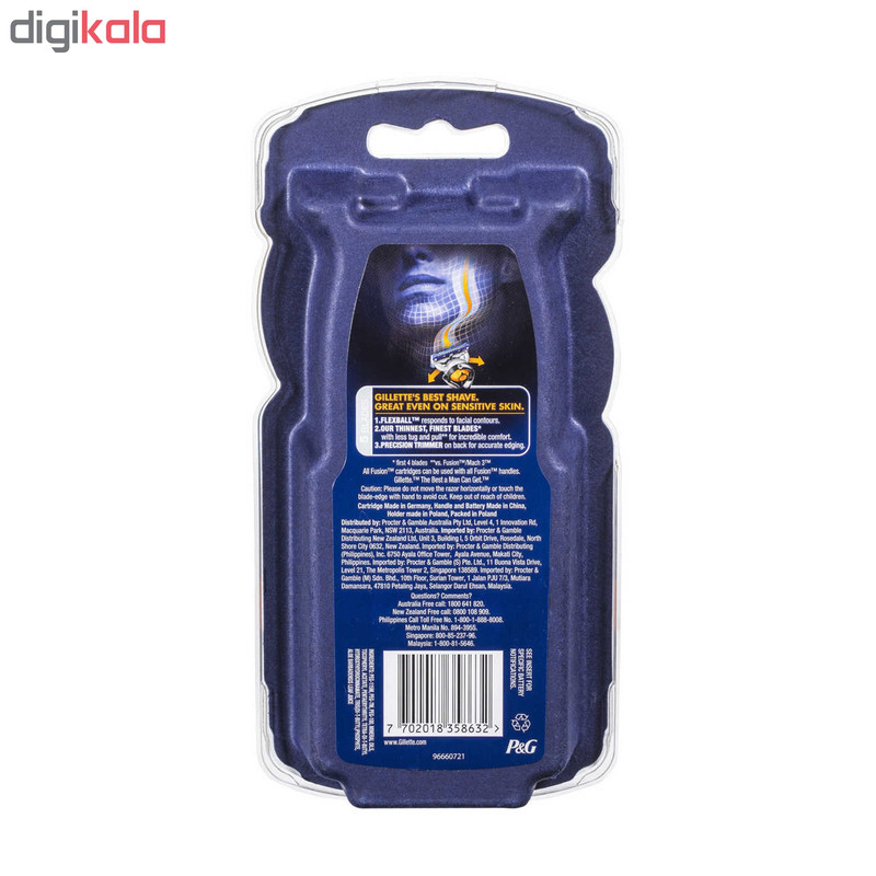 خود تراش ژیلت مدل Fusion Proglide Power