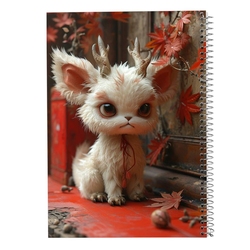 دفتر نقاشی 50 برگ مدوپد مدل حیوانات فانتزی کد DF16466