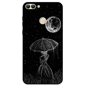 Megafone Girl and Moon 1369 Cover For Huawei P smart 2017
