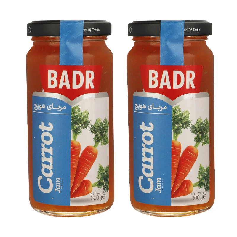 مربای هویج بدر - 300 گرم بسته 2 عددی