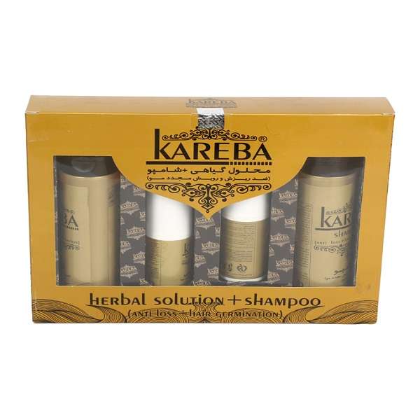 پک ضد ریزش موی کاربا مدل HERBAL SOLUTION SHAMPOO پک ضد ریزش موی کاربا مدل HERBAL SOLUTION SHAMPOO