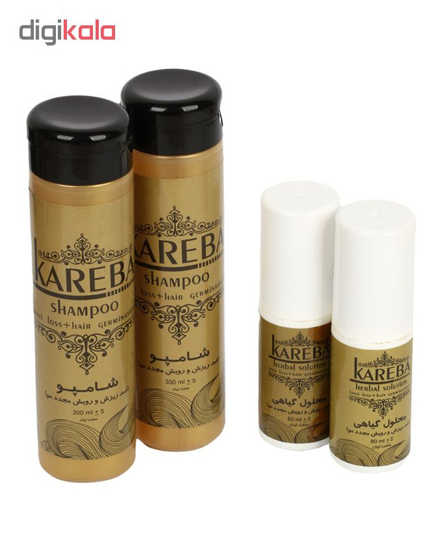 پک ضد ریزش موی کاربا مدل HERBAL SOLUTION SHAMPOO پک ضد ریزش موی کاربا مدل HERBAL SOLUTION SHAMPOO
