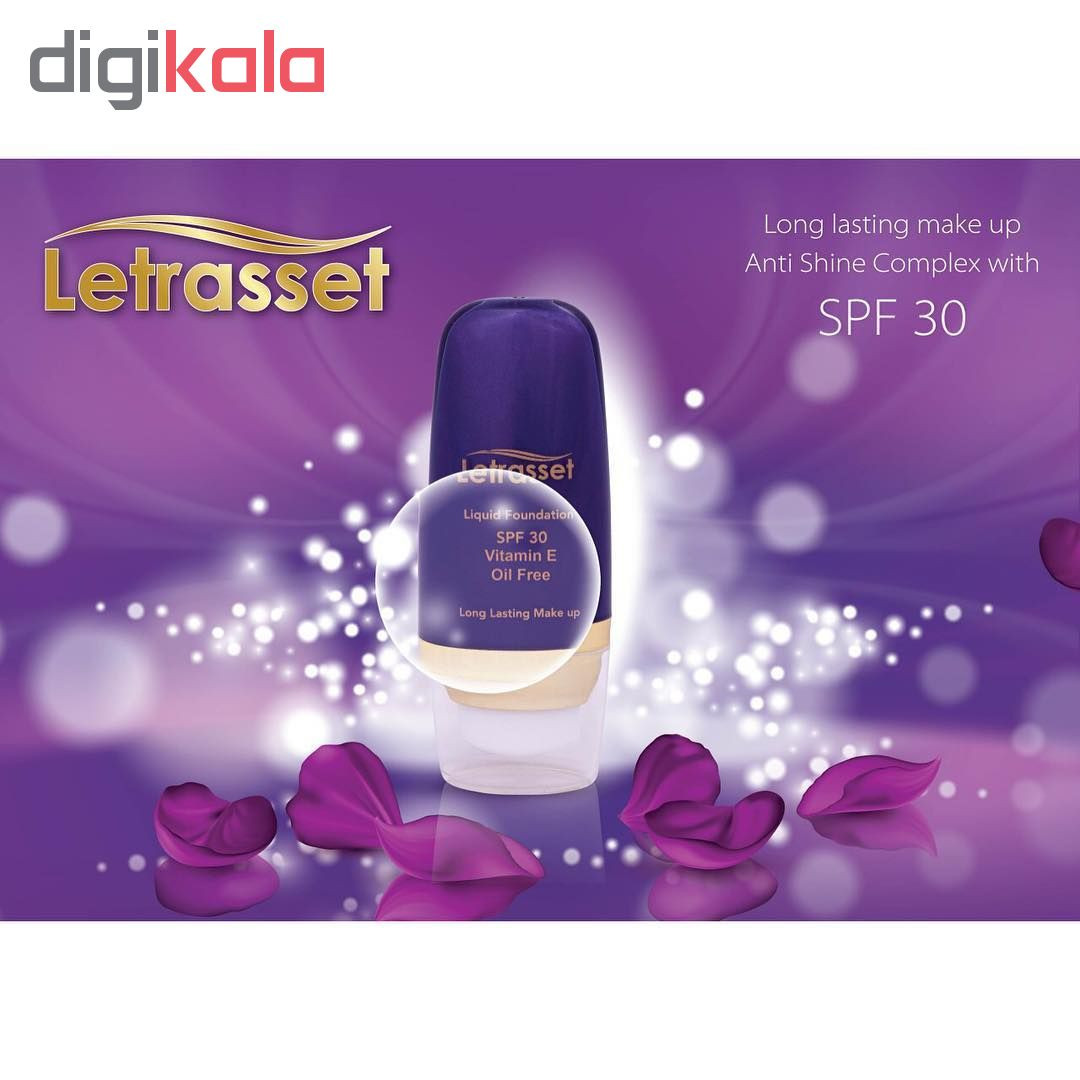 کرم پودر لتراست مدل Liquid Foundation شماره 3 حجم 35 میلی لیتر