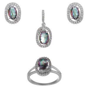 نیم ست نقره مدل OK2005