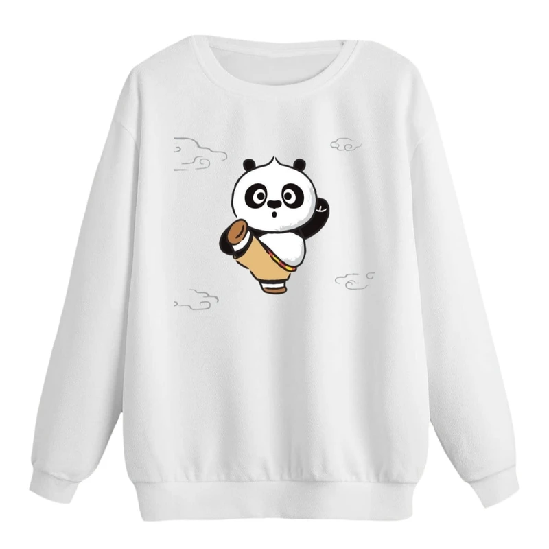 سویشرت زنانه مدل پاندای کونگ فو کار کد p1  