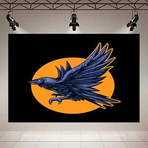 پوستر طرح مخمل کلاغ مدل ماه کد AR305107