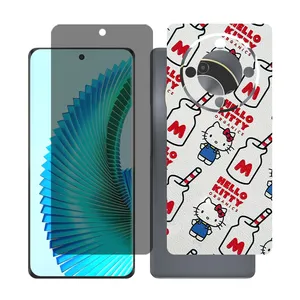 Glass together model privacy screen protector suitable for Honor X9b mobile phone with back cover sticker