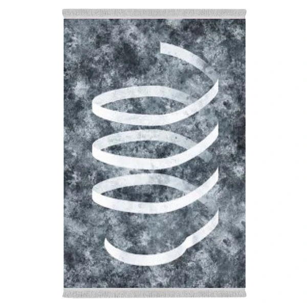 فرش پارچه‌ای دفه مدل فرشینه طرح مدرن  کد 8294