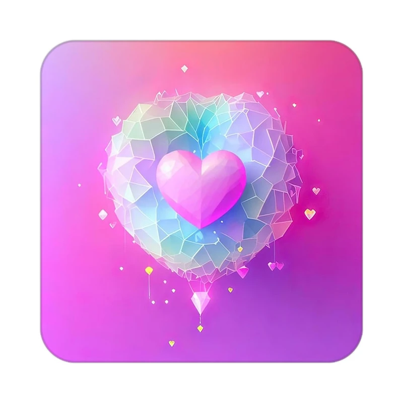 زیر لیوانی کاکتی مدل عاشقانه کد mp14111