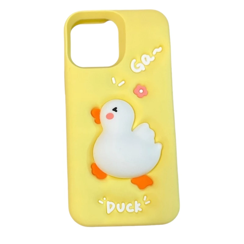 کاور طرح داک مدل عروسکی کد 015 مناسب برای گوشی موبایل اپل iPhone 15