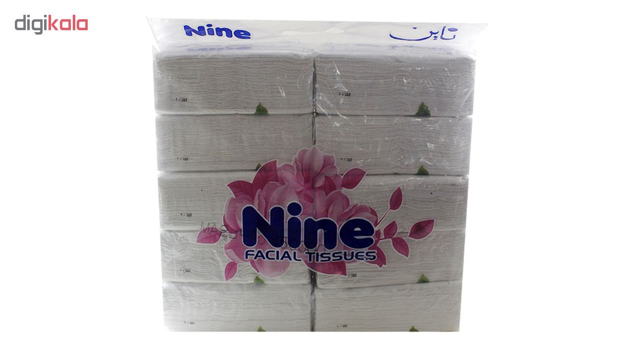 دستمال کاغذی ناین مدل white بسته ۱۰ عددی main 1 1